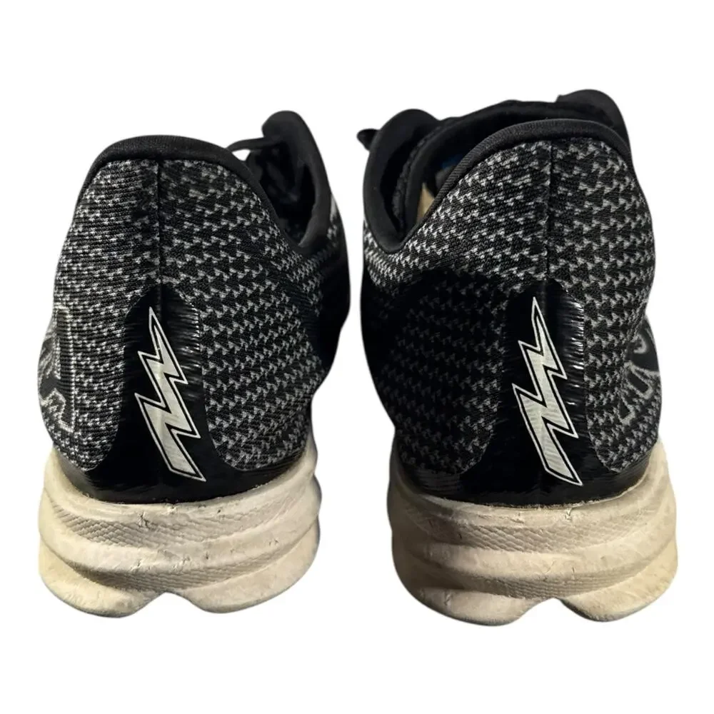 Hoka One Men’s Crescendo MD Black Running Track Sneakers 1134520 BWHT Size 12 W - Picture 7 of 10